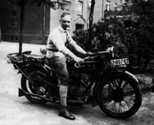 His first Motorcycle