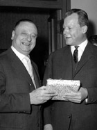 with Willy Brandt